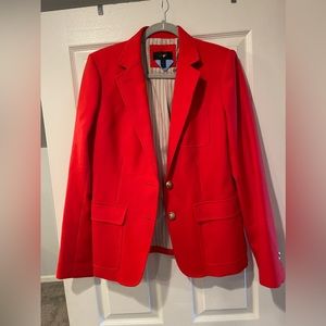 12 TALL RED J CREW BLAZER WOMENS